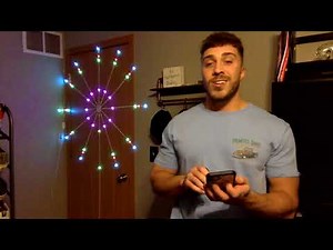 Review of Smart Firework Lights Indoor, Maylit App and Remote Control RGB Color Changing Led Lights