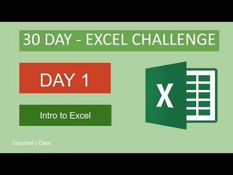 DAY 1 | Intro to Excel | 30 Day Excel Challenge | #dataanalysis #datascience #dataanalytics