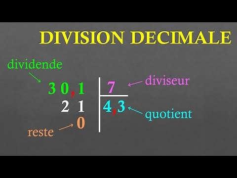 6e Poser et effectuer une division décimale