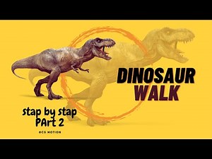 T-rex walk cycle I Dinosaur walk cycle tutorial I T-rex animation tutorial (Part-2)