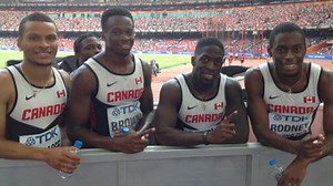 Canada advances to men's 4x100 metres relay final