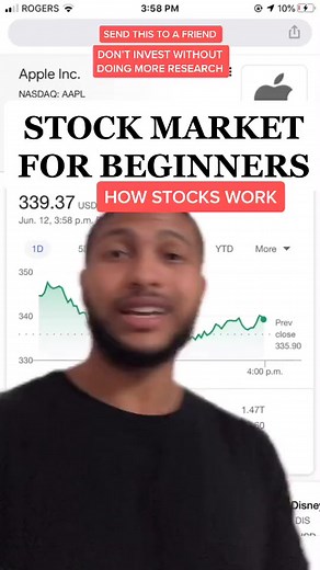 How stocks work for those who are new #stocks #stocksforbeginners #stockmarkettips #smartinvesting #moneytips #financialfreedom