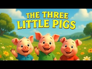 ✨ The Three Little Pigs | Full Fairytale Movie | Animated Story for Kids
