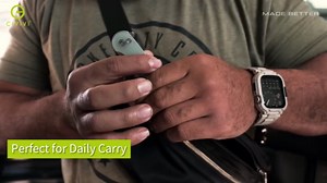 CIVIVI Pocket Folding Knife 7.06" Button Lock Elementum II C18062P-3