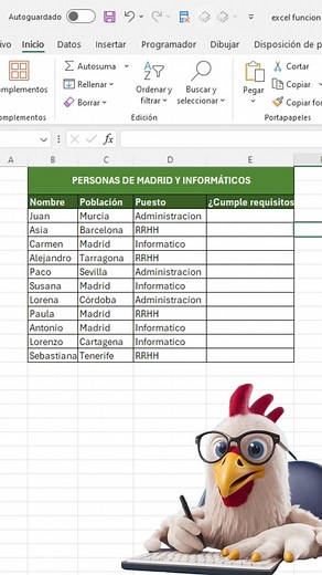 1.5K views | FUNCION SI con CONDICIONES (Y) en EXCEL #tutorialexcel #trucosexcel #tipsexcel #exceltricks | El Pollo Excel-ero | Facebook