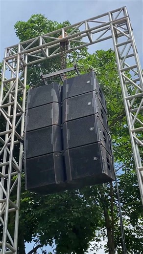 Line array RDW BJM sound system