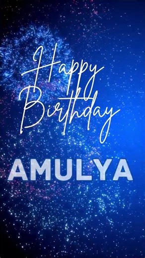 Amulya | Amulya Happy Birthday Song | Happy Birthday Amulya | Happy birthday to you