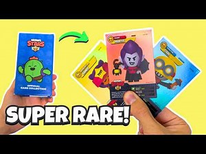 Opening the Crazy Rare Official Brawl Stars Cards!