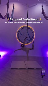 ✨ 3S Tips for Aerial Hoop! ✨ Let’s make your moves look effortless and powerful 💪💃 1️⃣ Smooth ➡ Flow through each transition — no rush, no jerks. 🪶 Control your movement from entry to exit. 💡 Tip: Breathe with your motion — your flow starts with your breath. 2️⃣ Strong ➡ Engage your core, arms, and legs to keep stable on the hoop. 🔥 Strength = control = safety. 💡 Tip: Don’t just hang — lift with intention. 3️⃣ Slay ➡ Own your pose, own your vibe. 💋 Point your toes, extend your lines, and 