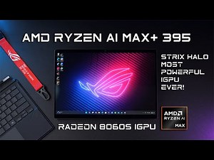 The Most Powerful iGPU Ever! ROG Flow Z13 AMD Strix Halo Hands On
