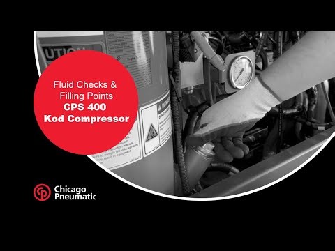 Chicago Pneumatic CPS 400 Kod: Fluid Checks & Filling Points Guide
