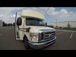4K Review 2010 Ford E-450 Passenger Para-Transit BUS Handicap Lift Virtual Test-Drive & Walk-around