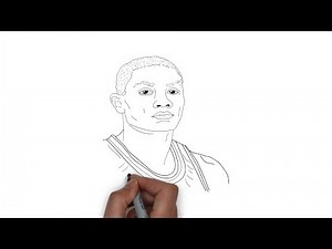 How to Draw Derrick Rose face || Easily step by step