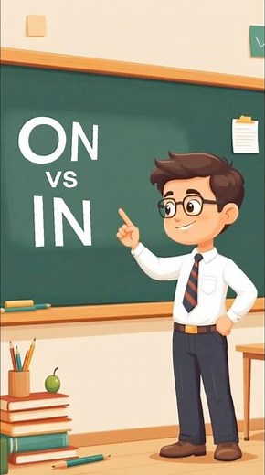 📚IN or ON? English lesson for kids