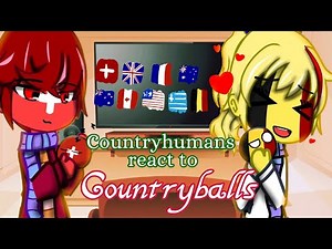 ♧ Countryhumans react to Countryballs ♧ || Part 3 Season 1