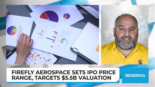 Firefly Aerospace Sets IPO Price Range, Targets $5.5B Valuation