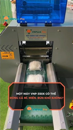 Can a single VNP-350X machine pack noodles, vermicelli, and dried rice vermicelli? #vnpackpro #no...