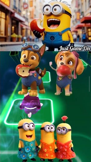 CYBERWORM X MINIONS Coffin Dance Song COVER tiles Hop EDM Rush #coffin dance​​ #tileshop​​ #minions