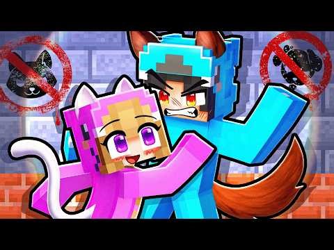 CAT and DOG FORBIDDEN LOVE In Minecraft!