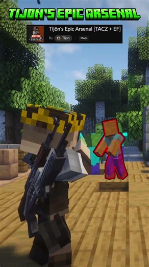 Minecraft Top Zombie Apocalypse Mods! #4 #shorts #minecraft