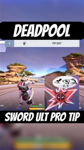 Deadpool (Ult) Pro Tip #marvelrivals #deadpool #tipsandtricks #protip #shorts #tech #howto #tutorial