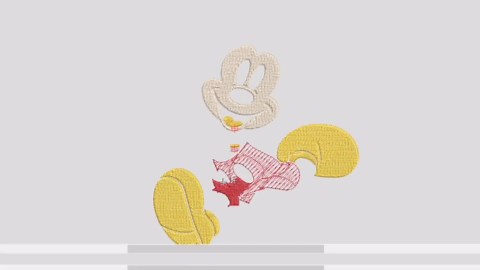 Mickey Mouse Embroidery Design, Machine Embroidery File, 6 Sizes. Instant Download - Etsy