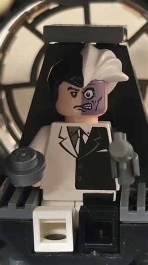 Batman vs THREE Two-Faces?! 😂💥🦇 #lego #legobatman #shorts