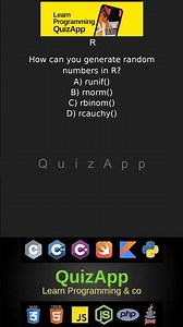 R How can you generate random numbers in R