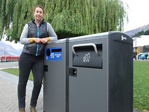 Smart solar rubbish bin trial all go