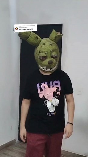 Cómo hacer una máscara de Springtrap con cartón: paso a paso