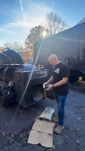 When you gotta light a BIG pit, you need a BIG fire starter… so we grabbed the Burn Fire Starter jumbo deluxe mega edition 😂🔥 @burnfirestartercompany listen… we love y’all, but we need a BIG BOY BAG for the big-smoker folks. This pit ain’t playing games 🤣💨 #SmokingPastorProject #BigPitEnergy #FireStarterFail #BBQProblems | The Smoking Pastor