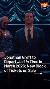 Jonathan Groff will play his final performance as Bobby Darin in Just In Time (@justintimebway) in March 2026! Learn more at the link in our bio. | BroadwayWorld