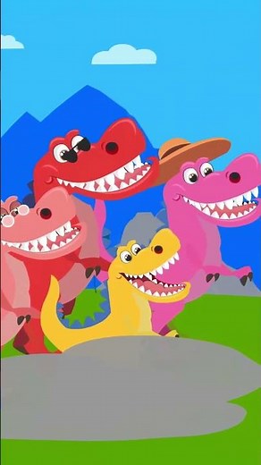 Baby T-Rex | Dinosaur Songs | Part 7 | Little Fish Tales | #babytrex