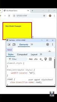 CSS Box Model Explained Practically with Chrome DevTools 📦👨‍💻 #css #cssboxmodel #devshorts