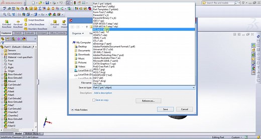 Abaqus教程视频-如何将文件从Solidworks导入到Abaqus 6.14(Import Files from Solidworks to Abacu)