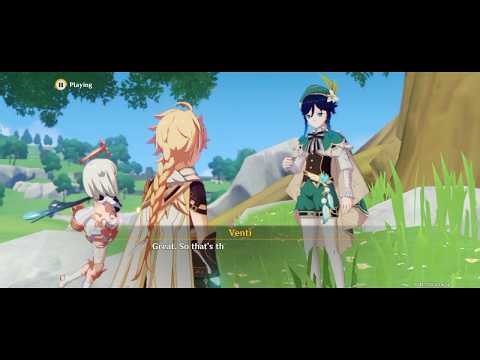 [Genshin Impact] Mondstadt Archon Quest: Ending Note - Find Venti at Windrise
