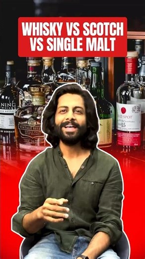 Whisky vs Scotch vs Single Malt | The Viral Beans | #shorts