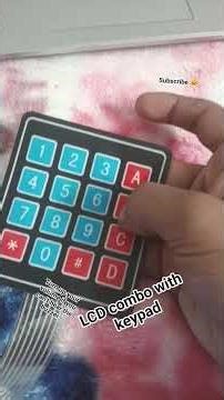 #arduino Lcd and keypad