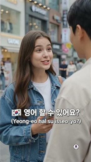 🔥 4 Korean Travel Phrases Every Tourist Must Know! 🇰🇷✈️ #Shorts