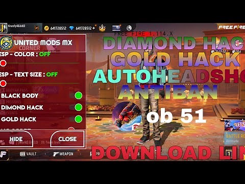 FREE FIRE MOD MENU 💯 WORKING | ANTIBAN AND AUTO BAN FIX HACK MOD MENU UNLIMITED DIAMOND HACK #ff