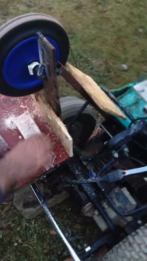 Band saw meat cutting.Home made!