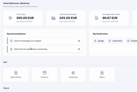 Hover State on the Analytics Card