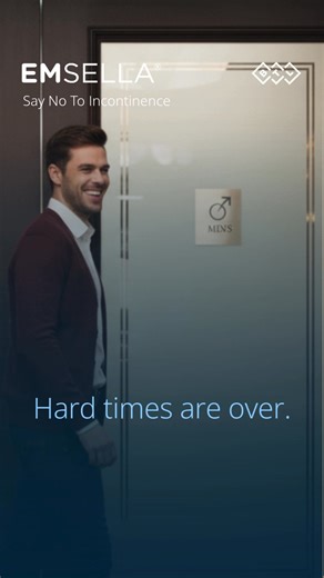 The Emsella chair helps men by strengthening pelvic floor muscles to...