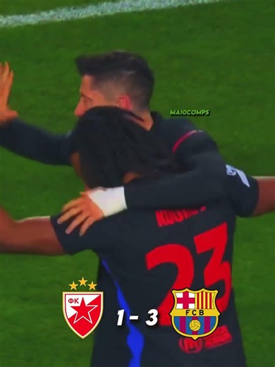 RED STAR BELGRADE VS. FC BARCELONA - 2024/25 UCL🔥