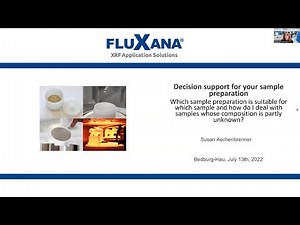 FLUXANA Webinar "Decision support for your sample preparation" from July 13th, 2022