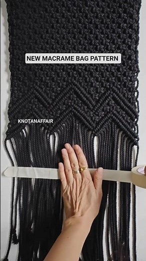 Macrame bag design #macrame #shorts #tutorial