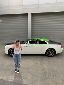 6.5M views · 10K reactions | You didn't really think I'd leave that green 濫濫 monstrosity on my Rolls did you?! 藍藍 Check out what paint job I'm actually going to get in this vid xx Thanks to Carbonov Design | Supercar Blondie | Facebook