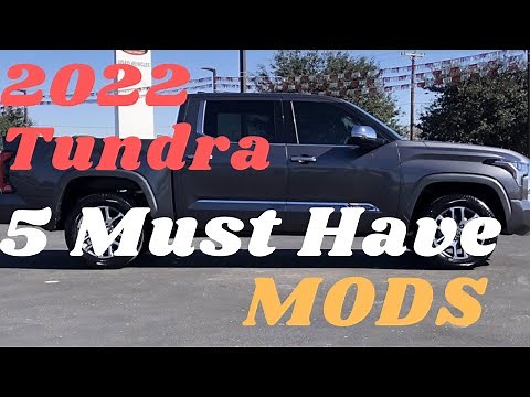 2022 Toyota Tundra Best Mods