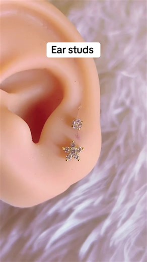 Stylish Ear Studs and Piercing Ideas