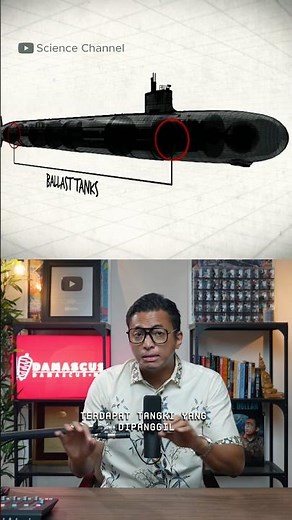 Bagaimana kapal selam menyelam tanpa tenggelam?